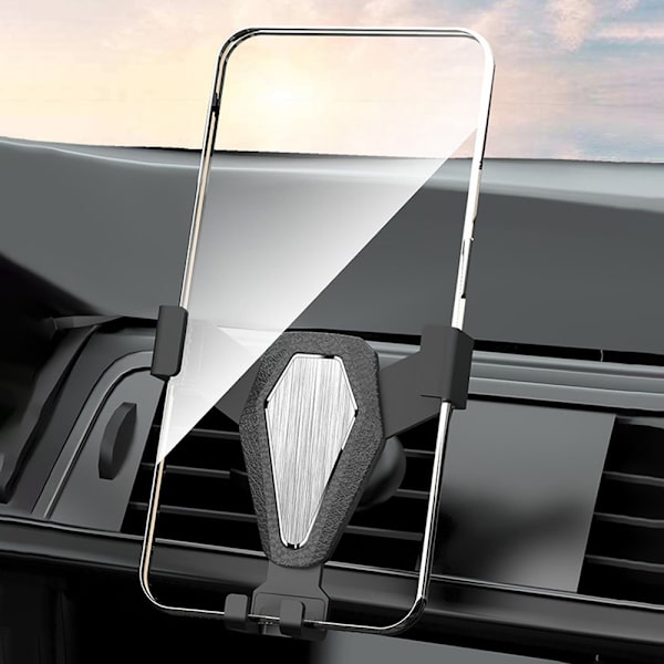 Gravity Mobil Holder til Fan Grille - Sort
