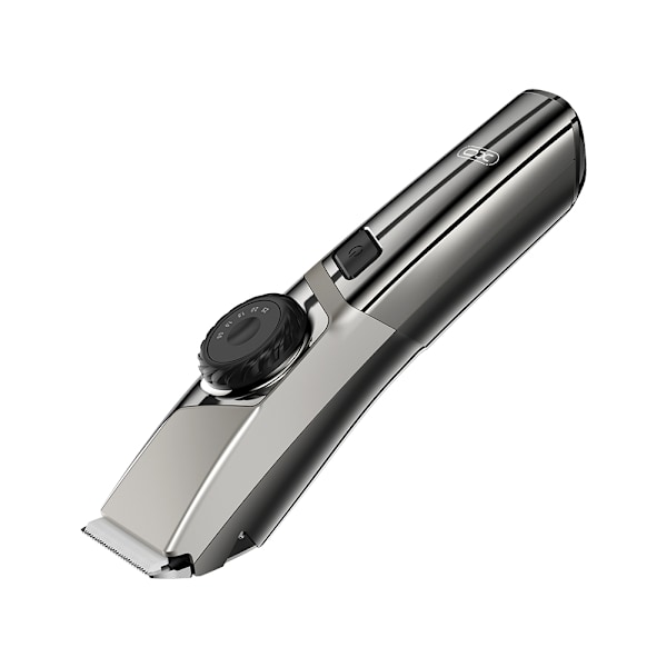 XO batteridrevet hårtrimmer med digitalt LCD-display og lang ba