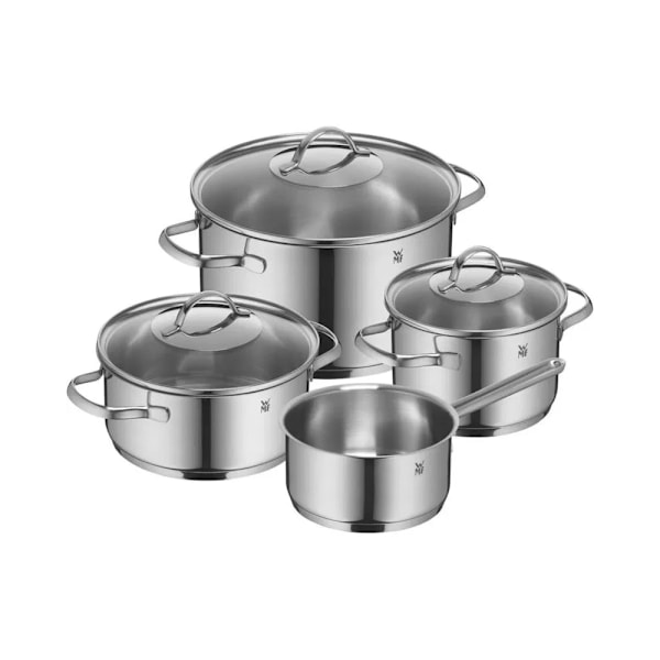 WMF Provence Plus grytset 4 delar med glaslock och TransTherm®-