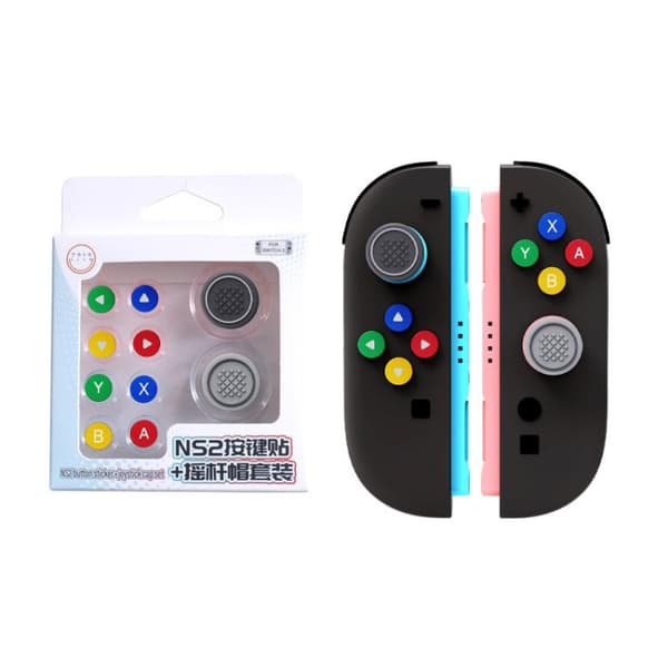 Silikonknappar till Nintendo Switch 2 Joy-Con-kontroller och jo