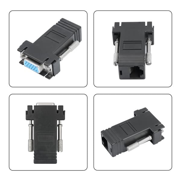 VGA-adapter Vga til netværksstik RJ45