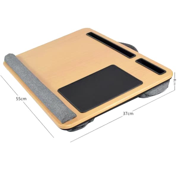 Laptopbord / laptopstøtte med pude – sengebord til bærbar compu
