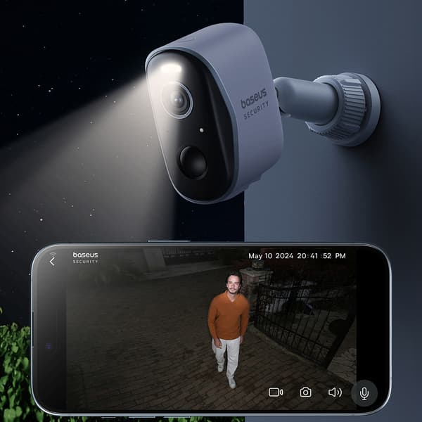 Baseus Security N1 2K - 3 kameraer og 1 basestation