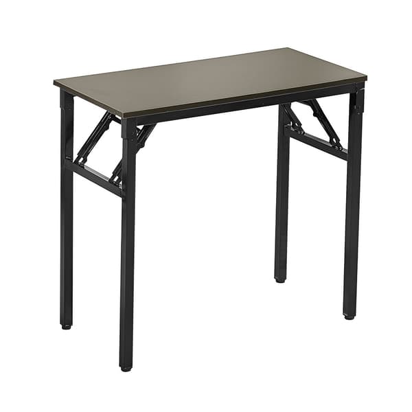 Sammenklappeligt skrivebord 80x40x75cm - Sort Valnød
