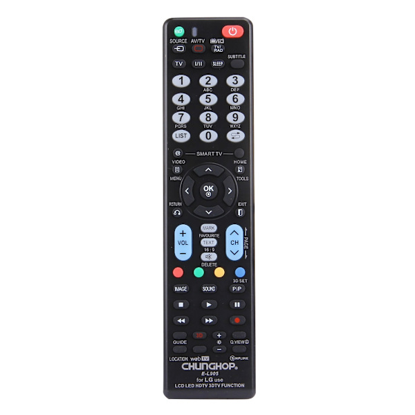 Yleiskaukosäädin LG TV:lle - yhteensopiva LED-, LCD-, HDTV- ja