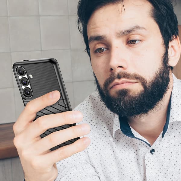 Silikoneetui til Samsung Galaxy S25+ - Sort