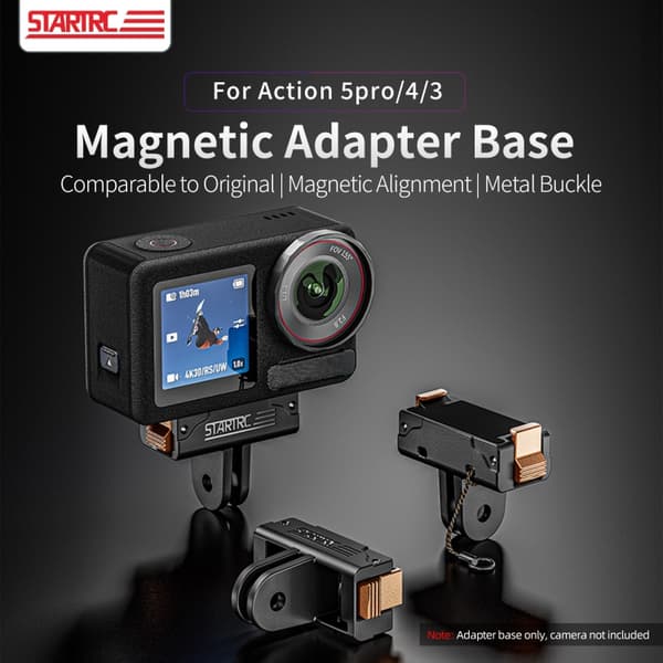 Magnetiskt Snabbfäste till DJI Osmo Action 5 Pro / 4 / 3