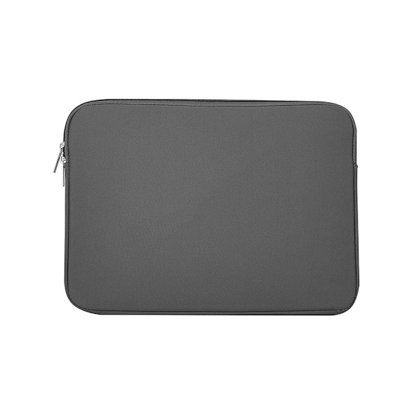 Laptopsleeve 14" – grå, stänkskyddad neoprenväska