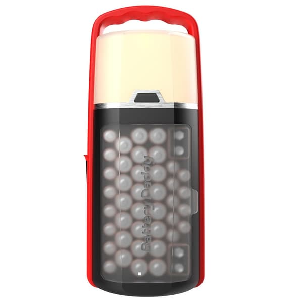 Battery Daddy Lygte / batteriopbevaring / batteriholder med tes