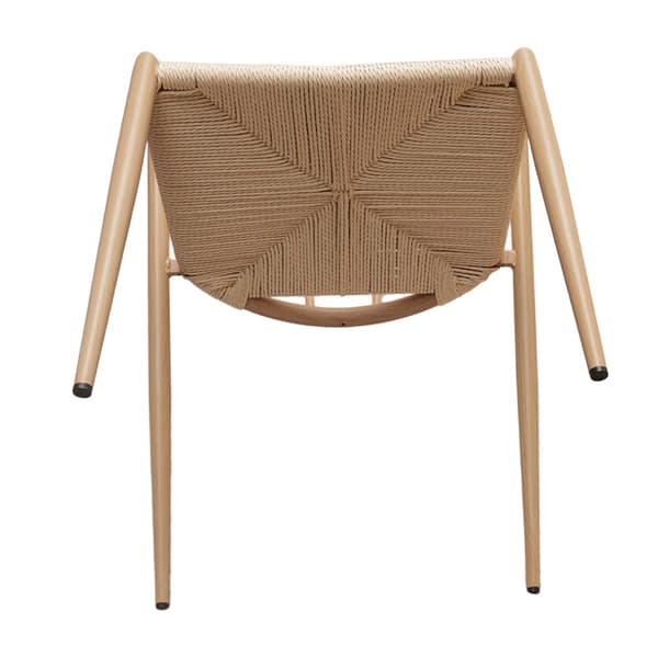 Matstol med karmstolsdesign / stol med flätad sits / matstol me