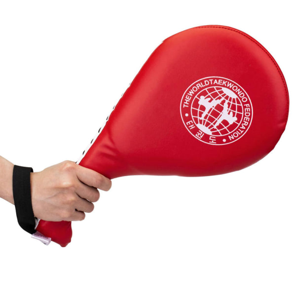 Taekwondo sparkkudde – dubbel sparkmitt i slitstarkt PU-läder