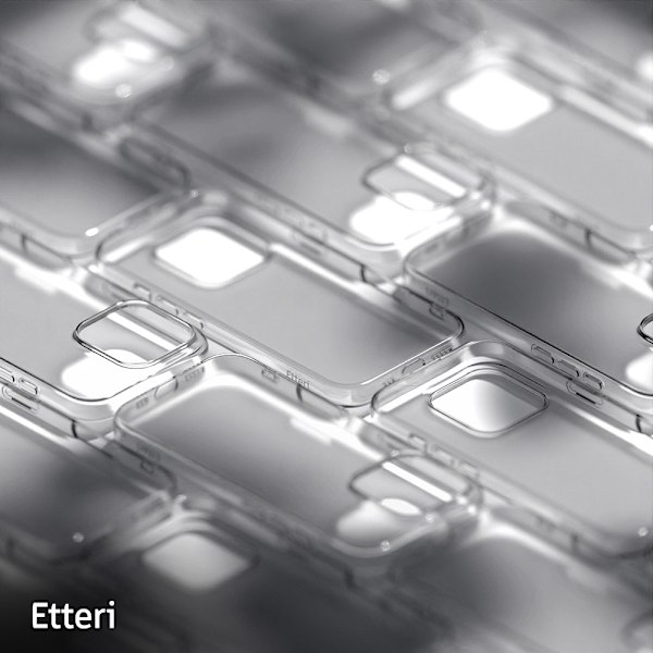 Etteri transparent skal med MagSafe för iPhone 16 Pro Max