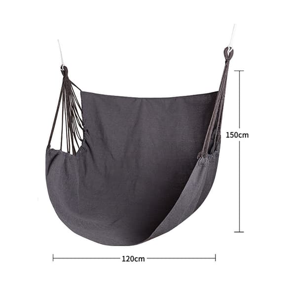 Hängstol i canvastyg / hänggunga stol / hammockstol
