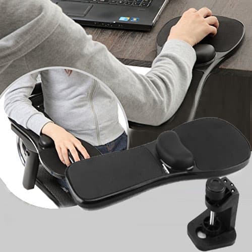 Armstøtte med museplade – ergonomisk til skrivebord/stol