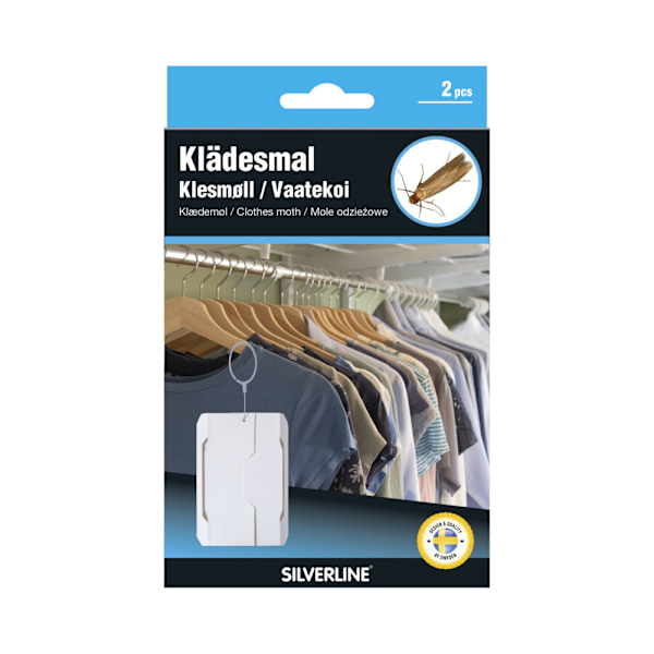 Silverline vaatekoi-loukku 2-pack - tehokas ja myrkytön suojaus