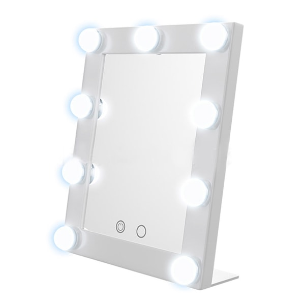 Make-up-spejl med LED-lys og touch-kontrol