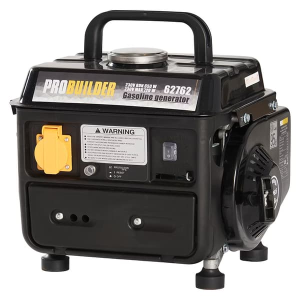 Probuilder elverk 720 W 63 cc 230 V 50 Hz / bensindrivet elverk