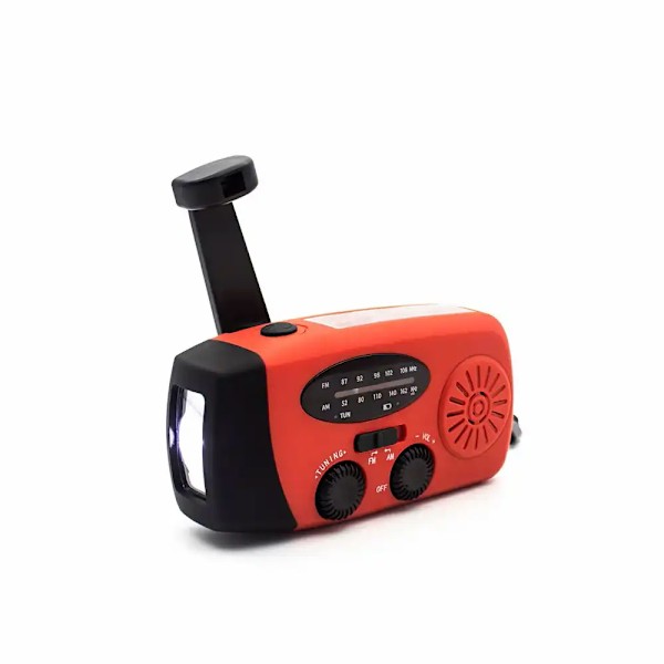 Denver SCR-2005 Road radio, jossa on aurinkolataus, LED-taskula