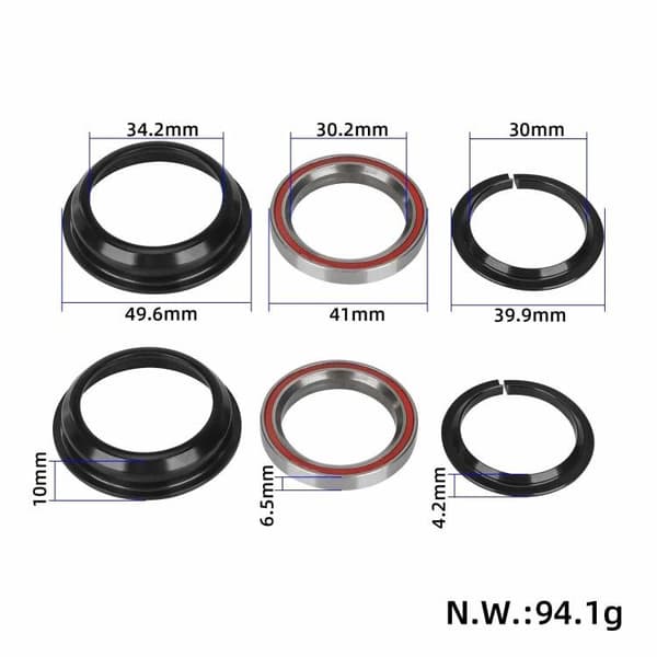 Styrlagerkit 6 delar till Kukirin G2 Pro/G2 Master/G3 Pro/T3 /