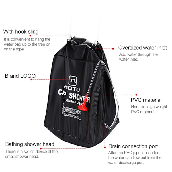 Campingdusch 40L