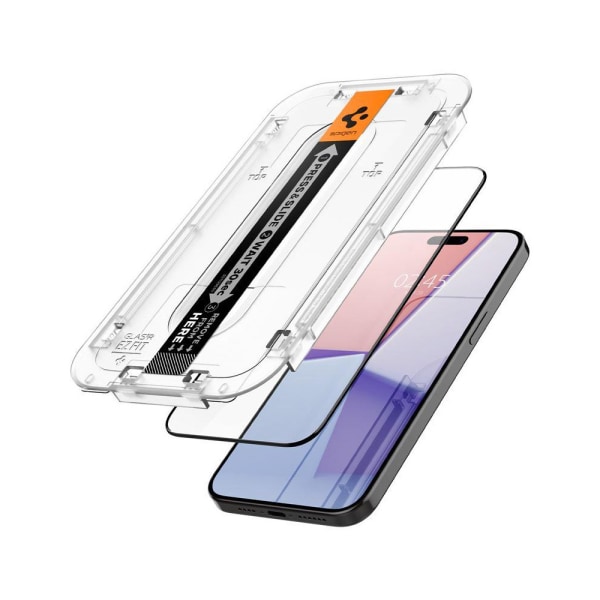 Spigen Glas.TR EZ Fit Härdat Skärmskydd till iPhone 15 Pro Max