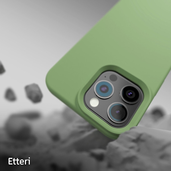 Etteri Silikonskal med MagSafe till iPhone  16 Pro - Grön