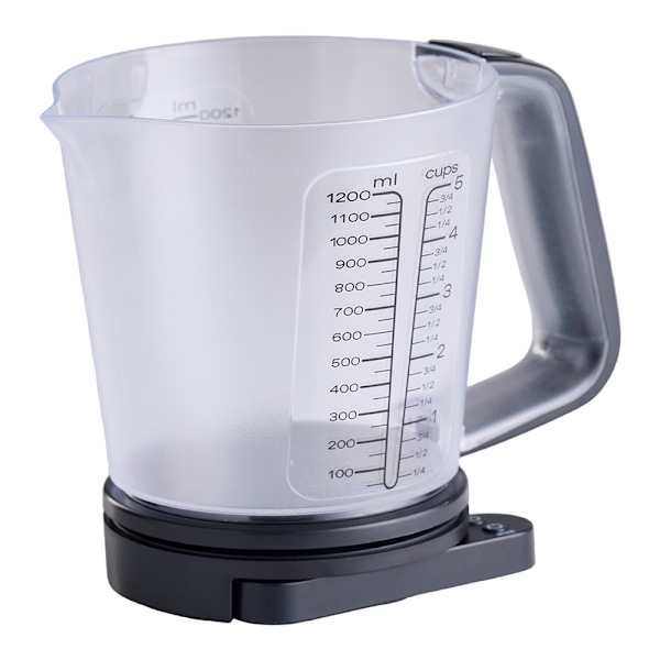 Köksvåg med måttkanna 1200 ml och LCD-display