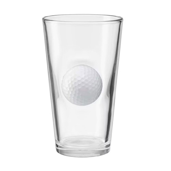 Juomalasi golfpallolla