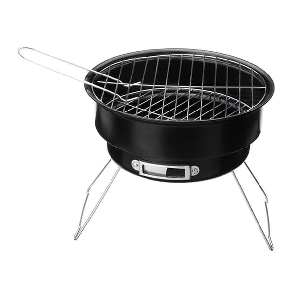 Lille og kraftfuld bærbar grill - perfekt til picnic og camping!
