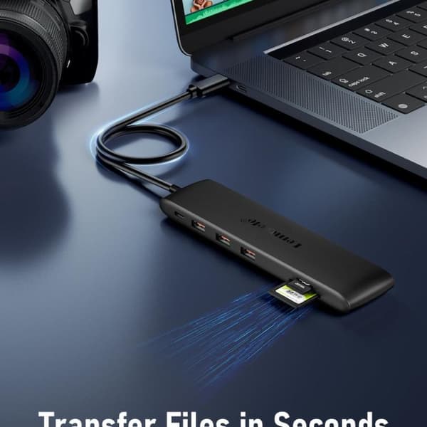Lemorele TC97 USB-C -telakointiasema, jossa on HDMI 4K, Gigabit