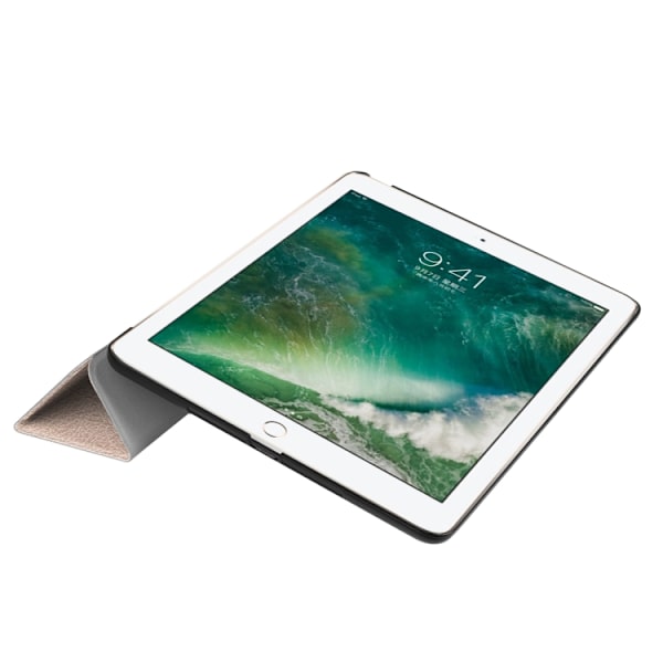 Kotelo jalustalla iPad 9.7" (2017) / 9.7" (2018) - RoseGold - R
