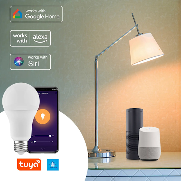 Extralink Smart Life LED-lampa E27 A70 – RGB – WiFi – 2700–6500