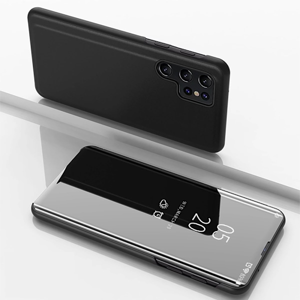 Clear View Case till Samsung Galaxy A56 - Svart