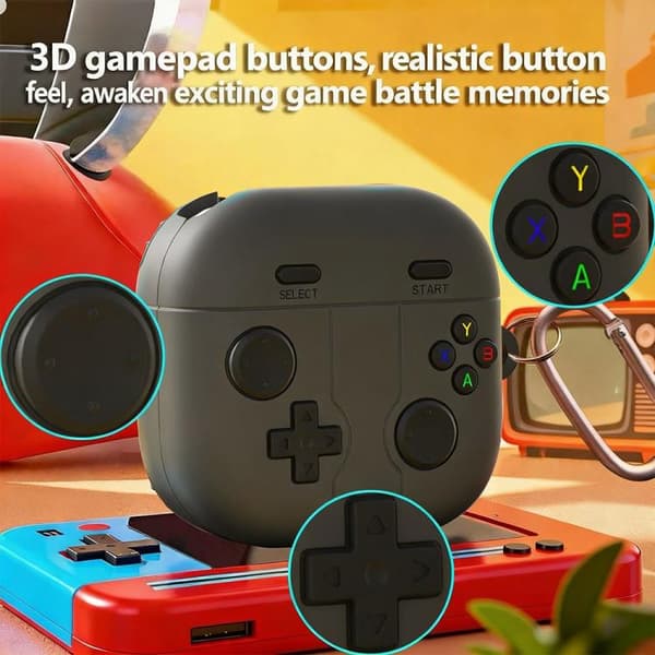 Retro pelityylinen silikonikotelo Samsung Galaxy Buds4/4 Pro -