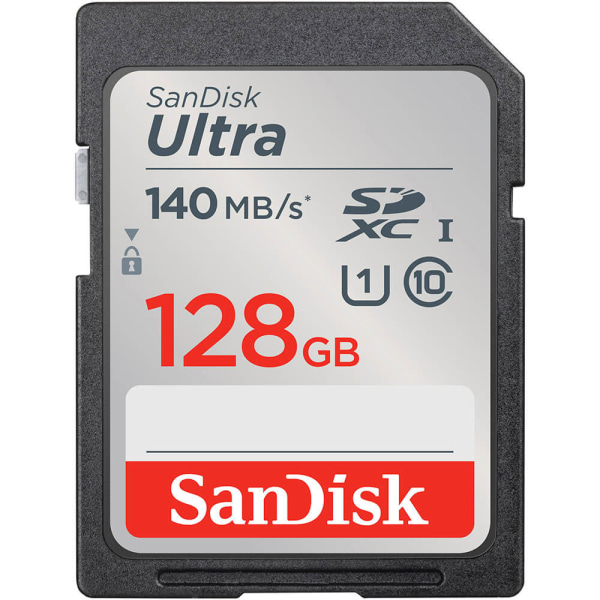 Sandisk Minneskort SDXC Ultra 128GB 140MB/s