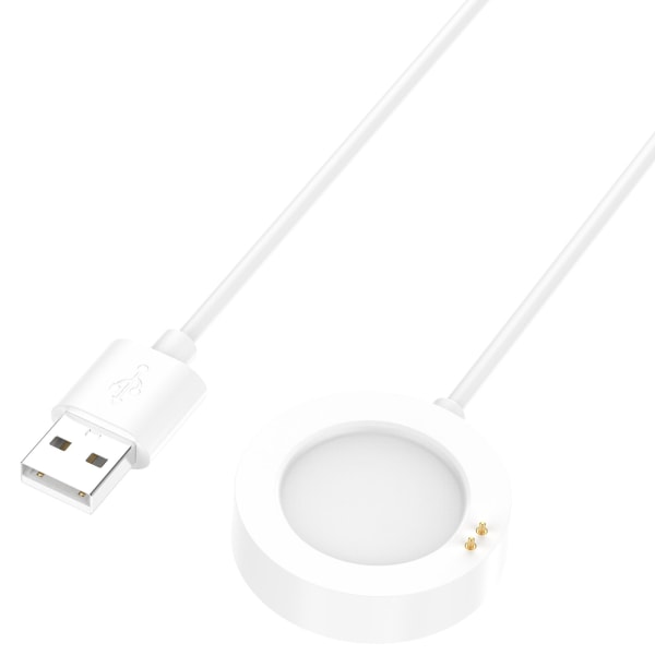 Oplader til Xiaomi Watch 2 Pro - USB 1m - Hvid