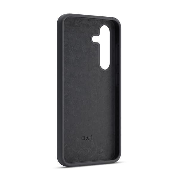 Etteri silikoneetui med mikrofiberforing til Samsung Galaxy S25