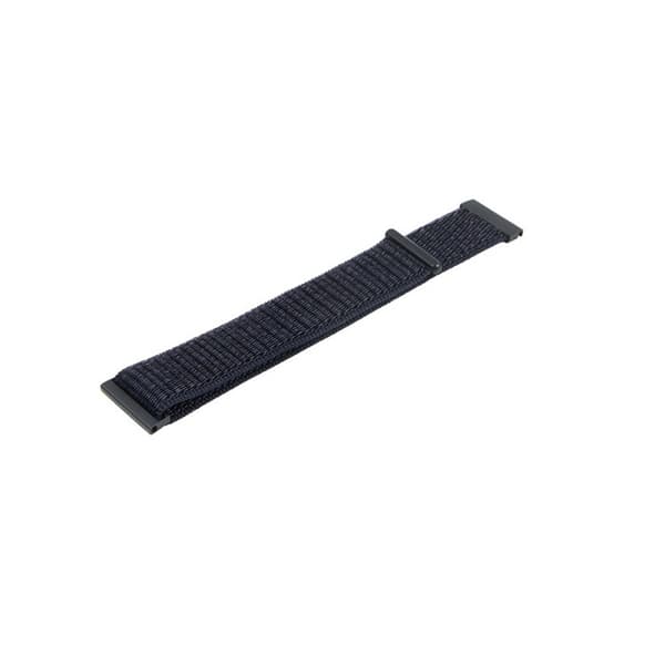 Armbånd til smartwatch – 20 mm × 16 mm, Svart – Nylonarmbånd ti