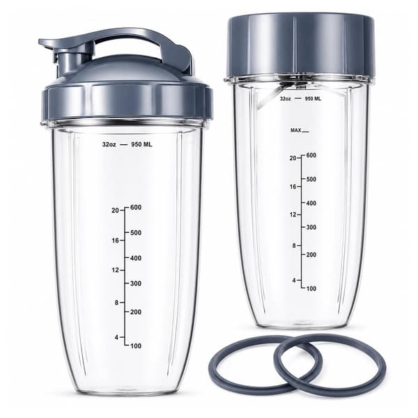 7-i-1-sæt til Nutribullet – 2 kopper, låg og knuseblad / Reserv