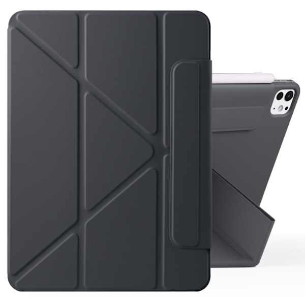 Keinonahkakotelo jalustalla ja magneeteilla iPad Pro 13 2024 -