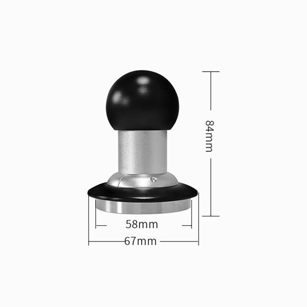 Tamper 14 kg tryk / espressotamper med fast tryk / kaffetamper