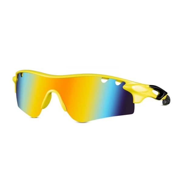 Peililliset urheilulasit - Keltainen/Rainbow