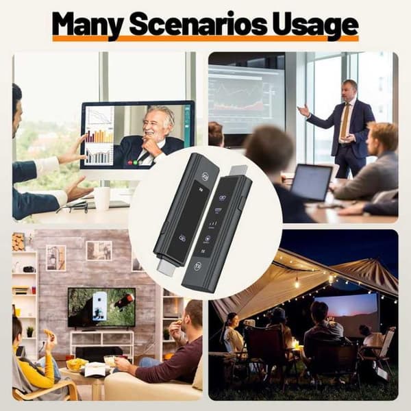 Trådløst HDMI-sæt / HDMI-extender / HDMI-sender med 4K-input og