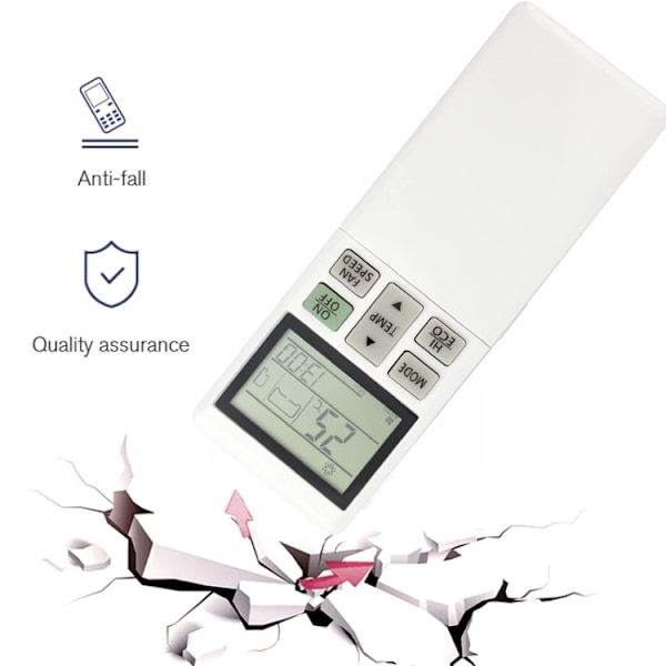 Fjernbetjening RLA502A700B til Mitsubishi Aircondition