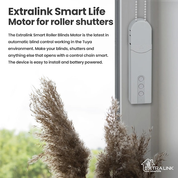 Extralink smart rullgardinsmotor – Wi-Fi – Tuya – 5V/1A – batte