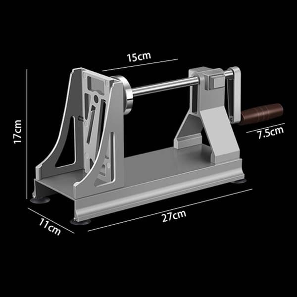 Grøntsagskværn og -snitter i aluminium med robust design