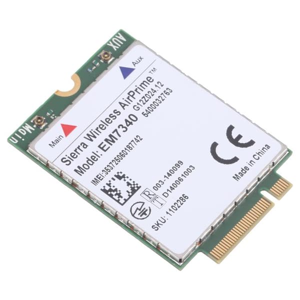 Airprime EM7340 4G WWAN LTE/HSPA+ M.2 Wireless Module till M.2