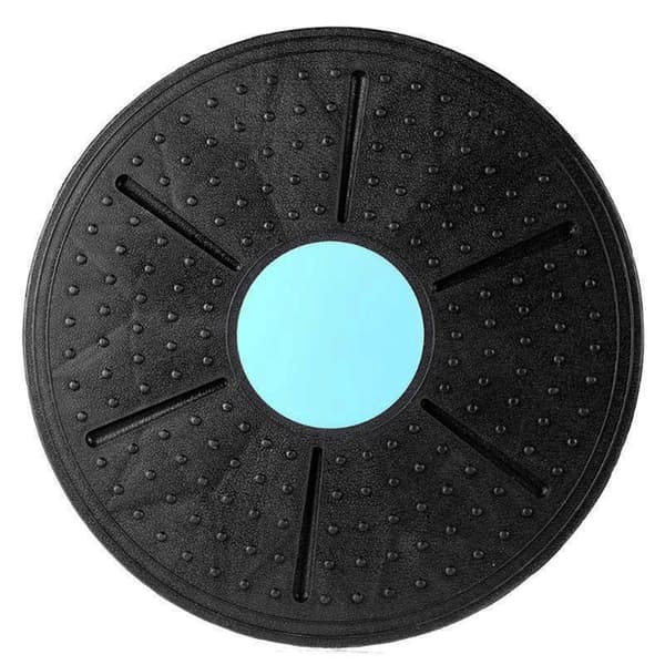 Balansplatta svart/blå Ø 36 cm / balansbräda för balans och koo