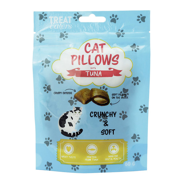 Tonnikalaa sisältävät kissan herkut - Treateaters Cat Pillows 6