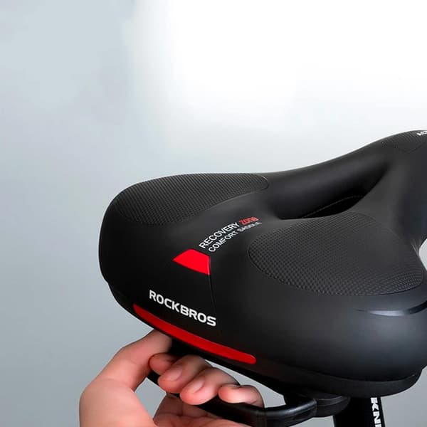 Cykelsadel med anatomisk öppning - Ergonomisk med minnesfunktion